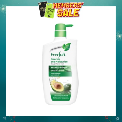EVERSOFT - Beauty Shower Avocado + Argan Oil 950g