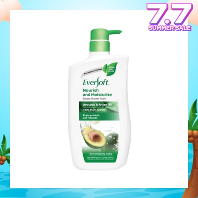 EVERSOFT Beauty Shower Avocado + Argan Oil 950g
