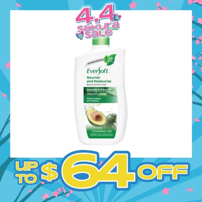 EVERSOFT - Beauty Shower Avocado + Argan Oil 950g