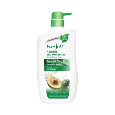 EVERSOFT Beauty Shower Avocado + Argan Oil 950g