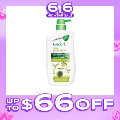 EVERSOFT - Beauty Shower Lime & Lemongrass 950g