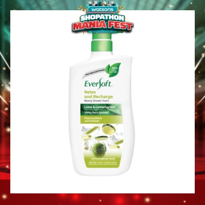 EVERSOFT - Beauty Shower Lime & Lemongrass 950g