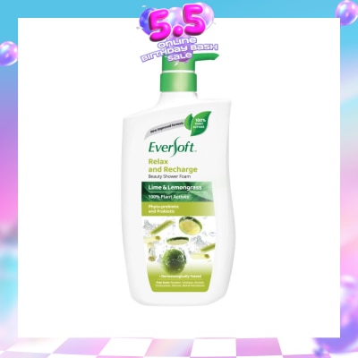 EVERSOFT - Beauty Shower Lime & Lemongrass 950g