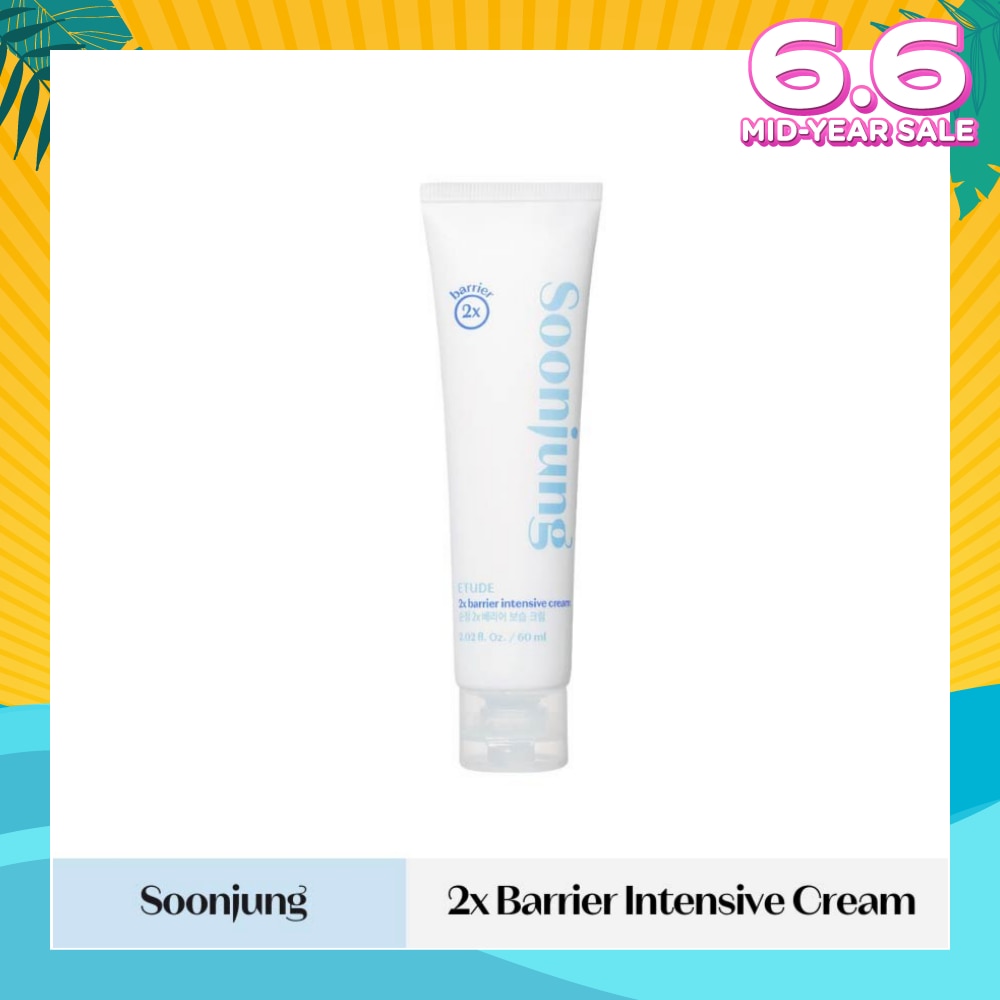 Soonjung 2X Barrier Intensive Cream (For Sensitive, Irritated Skin) 60ml