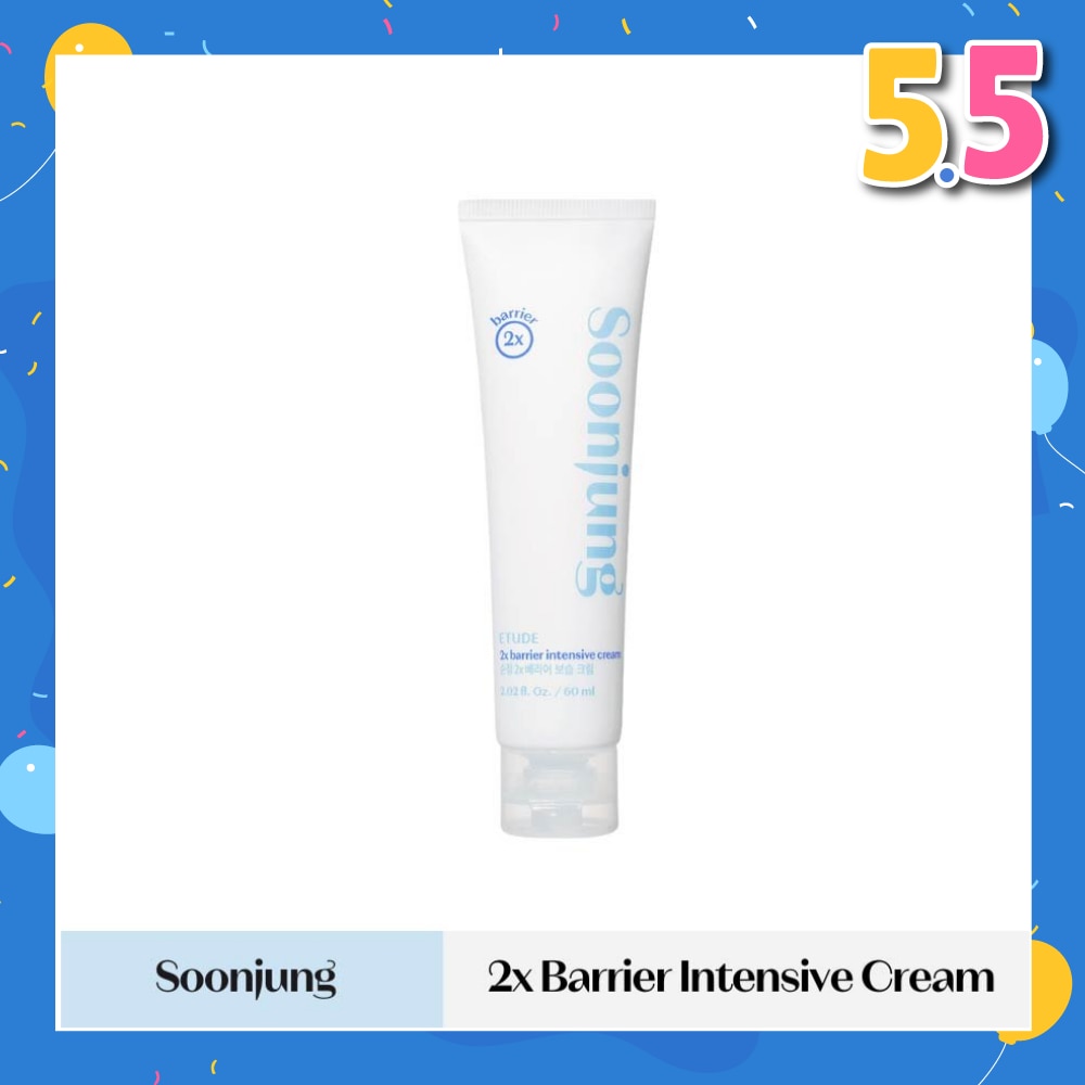 Soonjung 2X Barrier Intensive Cream (For Sensitive, Irritated Skin) 60ml