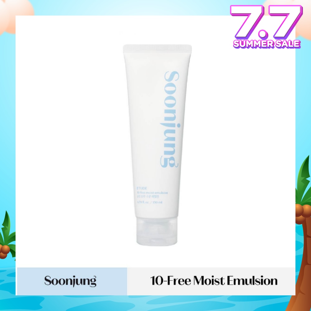 Soonjung 10 Free Moist Emulsion (Refreshing & Moisturizing Hypoallergenic Emulsion) 130ml<BR>