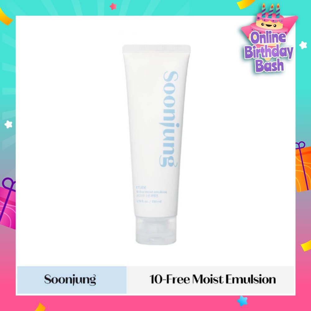Soonjung 10 Free Moist Emulsion (Refreshing & Moisturizing Hypoallergenic Emulsion) 130ml<BR>