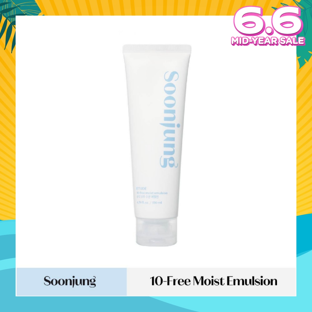 Soonjung 10 Free Moist Emulsion (Refreshing & Moisturizing Hypoallergenic Emulsion) 130ml<BR>
