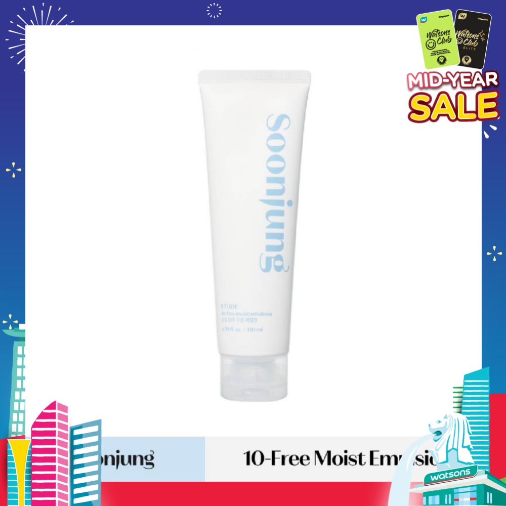 Soonjung 10 Free Moist Emulsion (Refreshing & Moisturizing Hypoallergenic Emulsion) 130ml<BR>