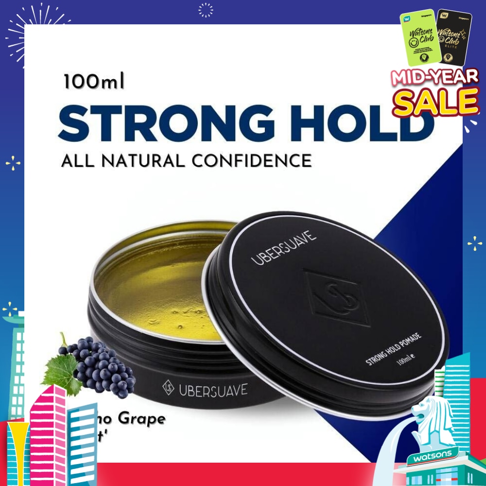 Strong Hold Pomade (Classic Water Based Pomade That Provides A Nice Natural Sheen Along With A Very Strong Hold) 100ml