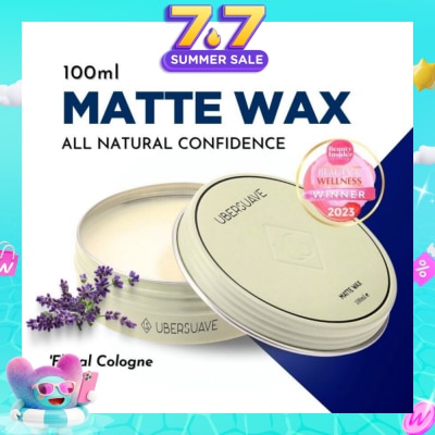 UBERSUAVE - Matte Wax (High Performing, Versatile Hair Wax That Provides A Nice And Natural Matte Finish With Excellent Hold) 100ml