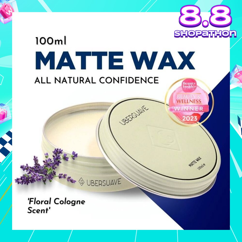Matte Wax (High Performing, Versatile Hair Wax That Provides A Nice And Natural Matte Finish With Excellent Hold) 100ml