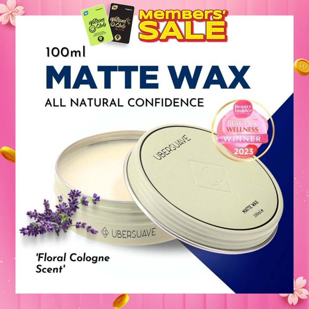 Matte Wax (High Performing, Versatile Hair Wax That Provides A Nice And Natural Matte Finish With Excellent Hold) 100ml