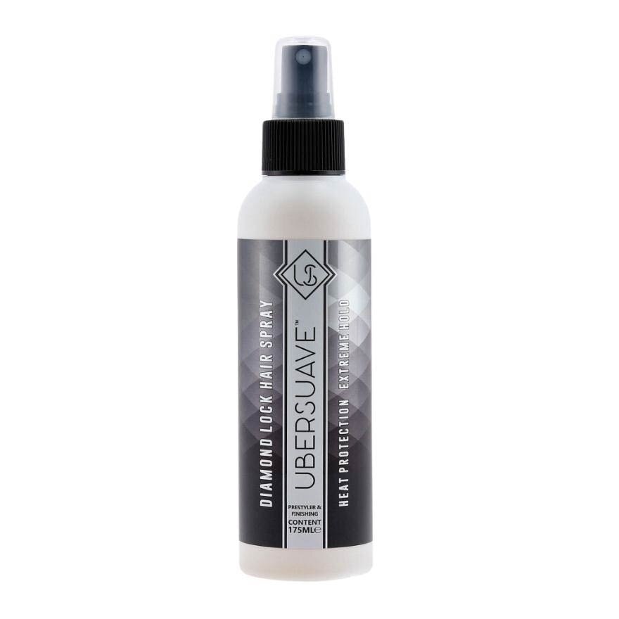 Diamond Lock Spray (Professional Locking Hair Spray With Heat Protection And An Extreme Holding Power) 175ml