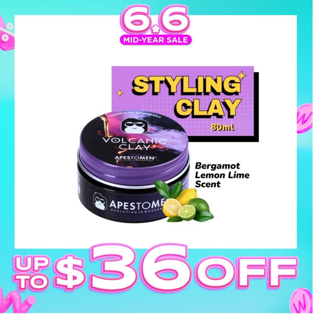 APESTOMEN Volcanic Clay (High Performing Clay, Lightly Scented