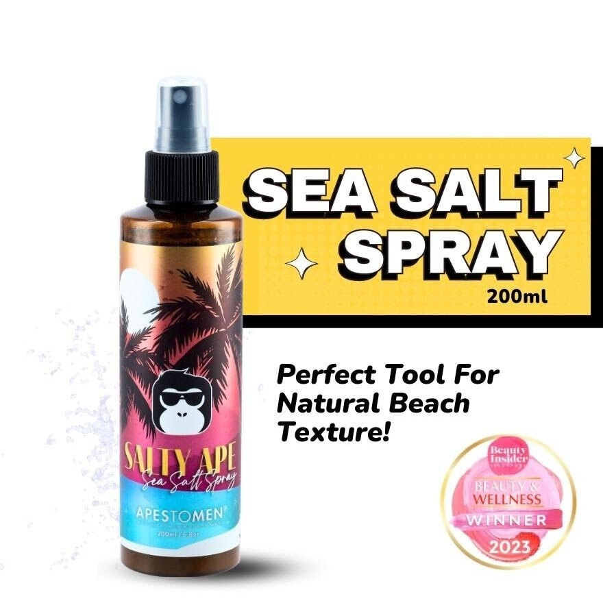 Salty Ape Sea Salt Spray (Texture Spray That Transform Flat Hair, To Styleable Voluminous Textured Hair) 200ml