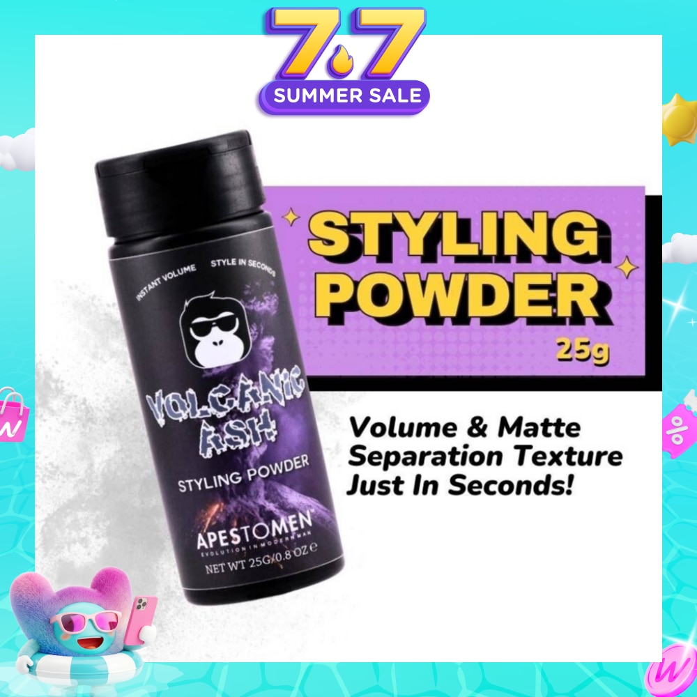 Volcanic Ash Styling Powder (Lightweight Powder, That Adds Grip With No Fuss, Volume And Matte Separation Texture In Just Seconds) 25g