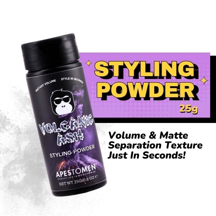 Volcanic Ash Styling Powder (Lightweight Powder, That Adds Grip With No Fuss, Volume And Matte Separation Texture In Just Seconds) 25g