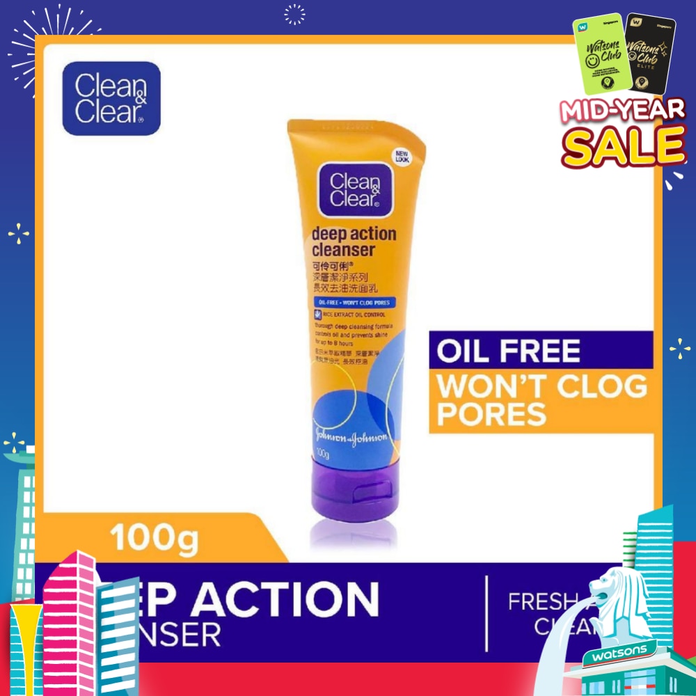 Deep Action Oil-Free Cleanser (For Oil Control) 100g