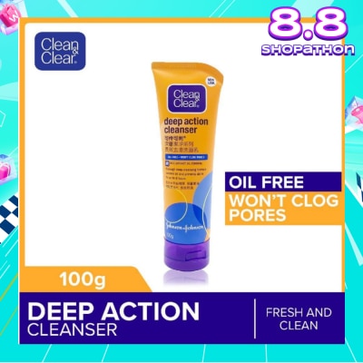 CLEAN & CLEAR Deep Action Oil-Free Cleanser 100g