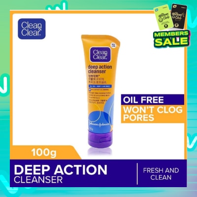 CLEAN & CLEAR Deep Action Oil-Free Cleanser 100g