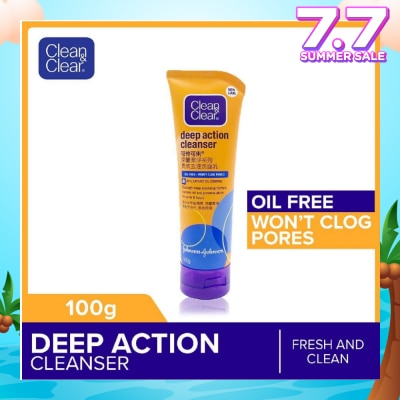 CLEAN & CLEAR Deep Action Oil-Free Cleanser 100g