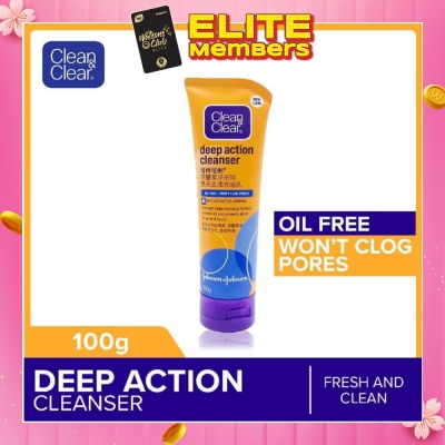 CLEAN & CLEAR Deep Action Oil-Free Cleanser 100g