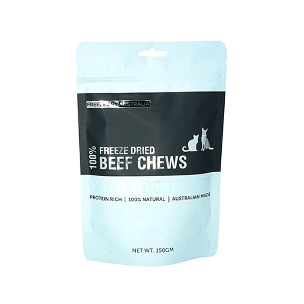 Freeze Dried Beef Chews Cat and Dog Treats 150g
