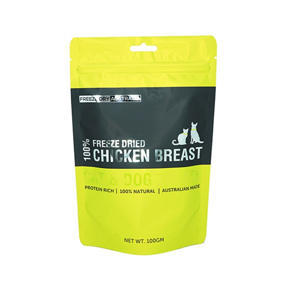 Freeze Dried Chicken Breast Cat and Dog Treats 100g image