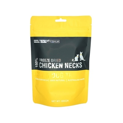 FREEZE DRY AUSTRALIA - Freeze Dried Chicken Necks Cat and Dog Treats 100g image