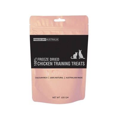 FREEZE DRY AUSTRALIA - Freeze Dried Chicken Training Treats for Cat and Dog 100g image