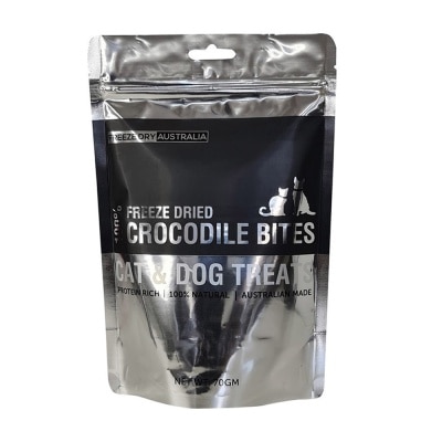 FREEZE DRY AUSTRALIA - Freeze Dried Crocodile Bites Cat and Dog Treats 70g image