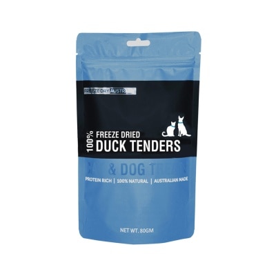 FREEZE DRY AUSTRALIA - Freeze Dried Duck Tenders Cat and Dog Treats 100g
