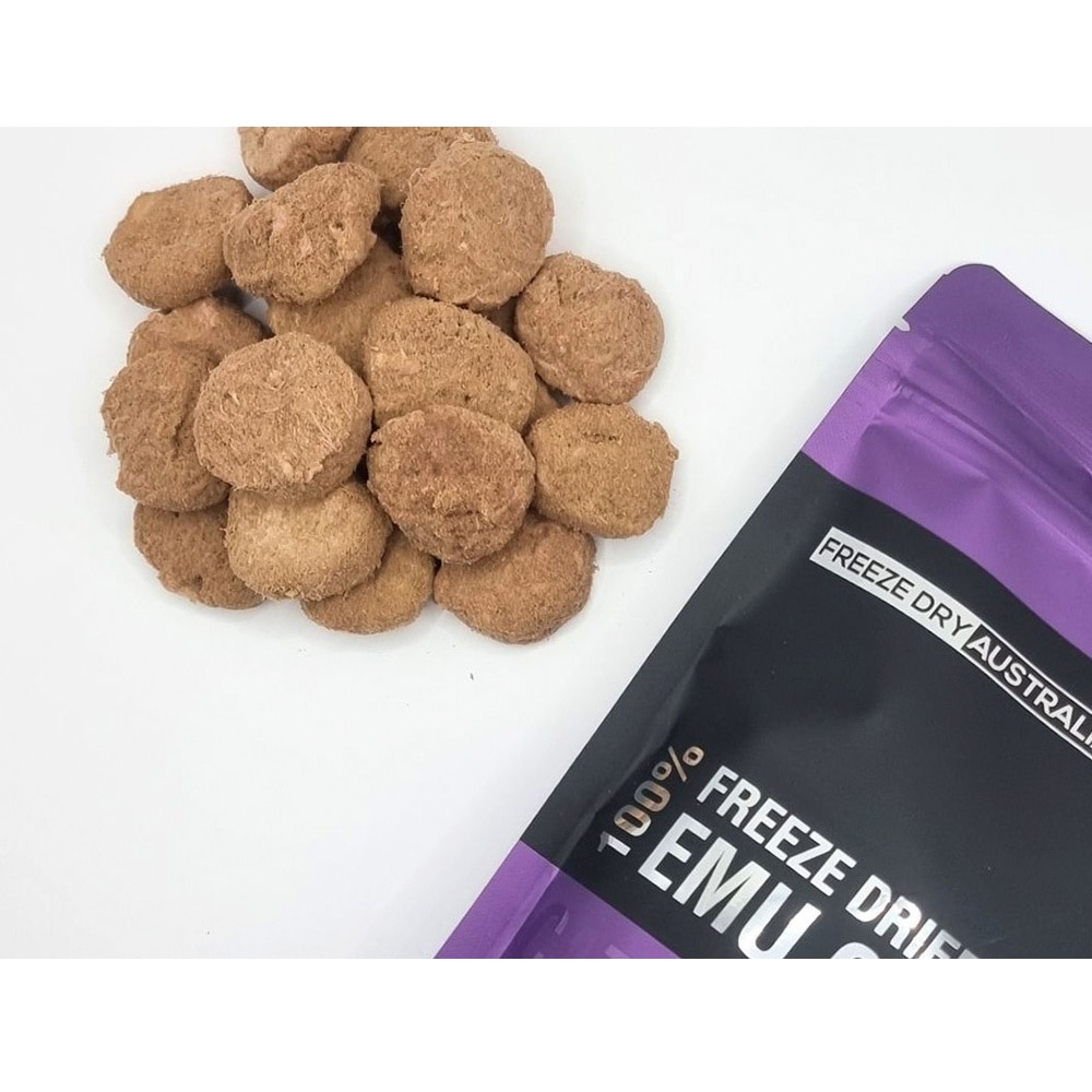 Freeze Dried Emu Cookie Cat and Dog Treats 100g