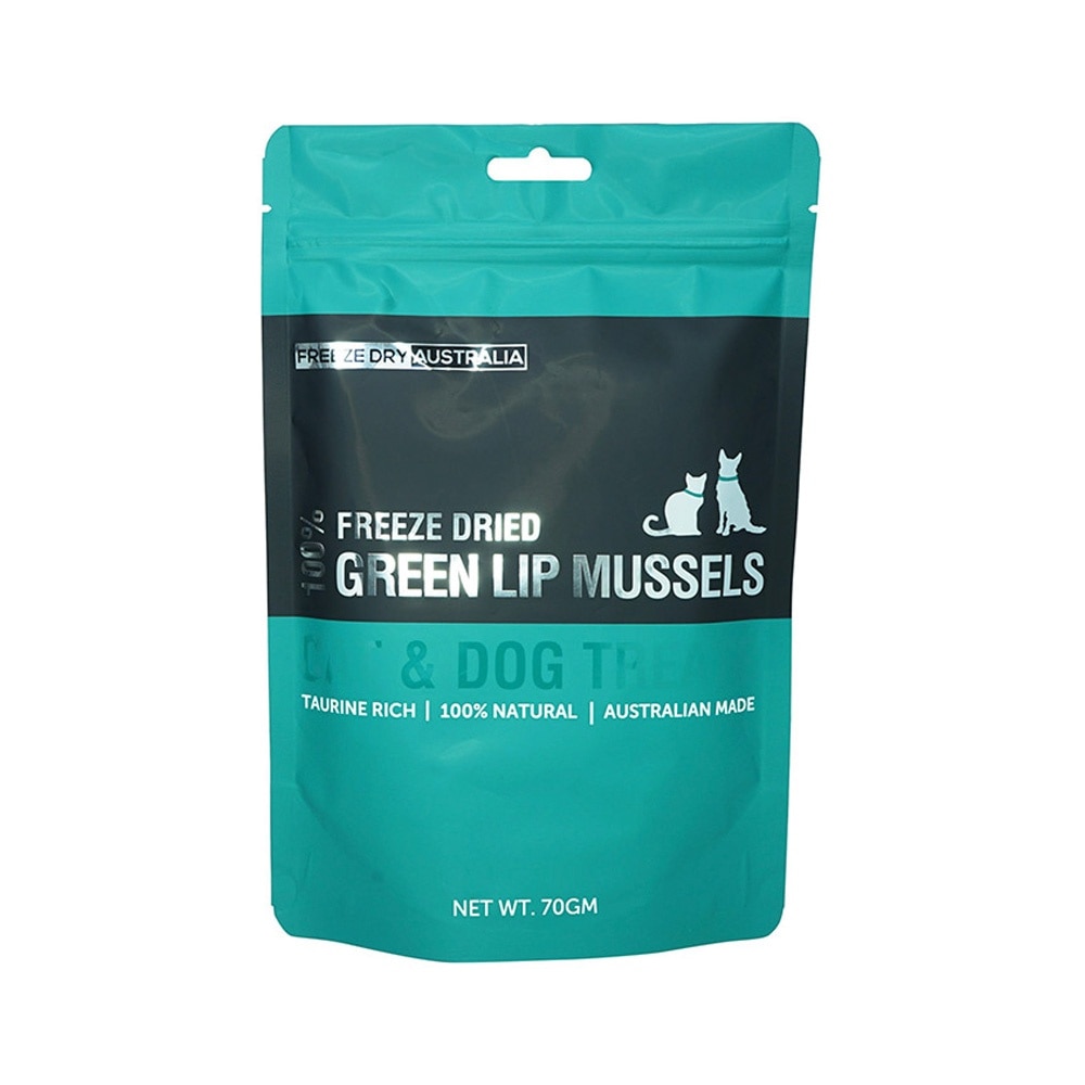 Freeze Dried Green Lip Mussels Cat and Dog Treats 70g image