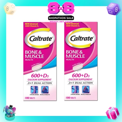 CALTRATE - Bone & Muscle Health Suplement Bundle set 1s