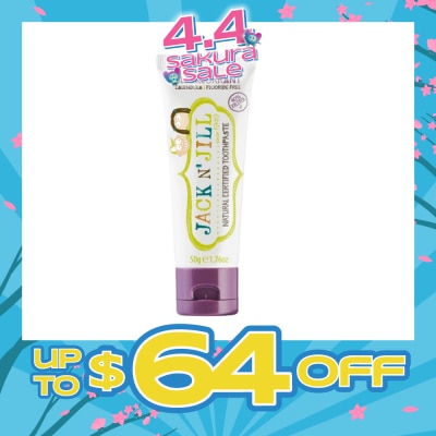 JACK N JILL - Blackcurrant Natural Toothpaste (Suitable From 6 Months+) 50g