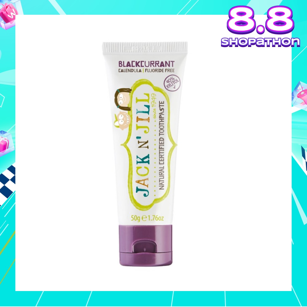 Blackcurrant Natural Toothpaste (Suitable From 6 Months+) 50g (Expiry: Jan`2026)