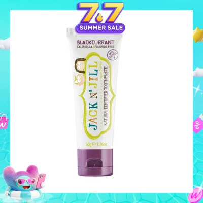 JACK N JILL - Blackcurrant Natural Toothpaste (Suitable From 6 Months+) 50g