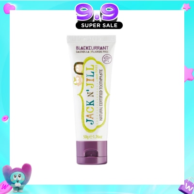 JACK N JILL - Blackcurrant Natural Toothpaste (Suitable From 6 Months+) 50g image