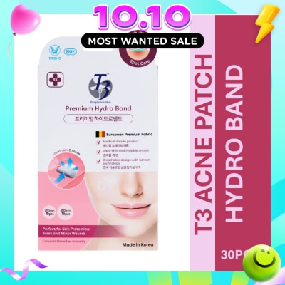 T3 Premium Hydro Band Acne Patch 30s image