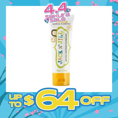 JACK N JILL - Banana Natural Toothpaste (From 6 Months+) 50g