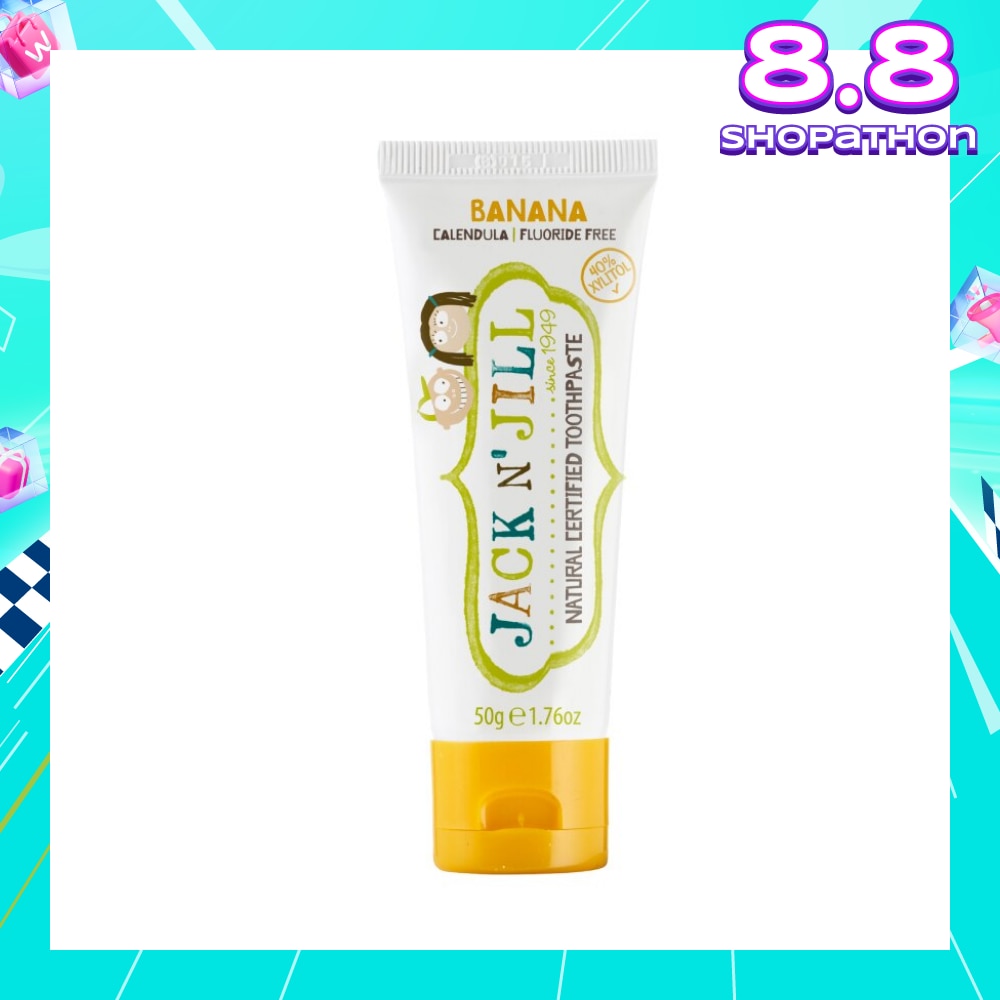 Banana Natural Toothpaste (From 6 Months+) 50g (Expiry: Jan`2026)