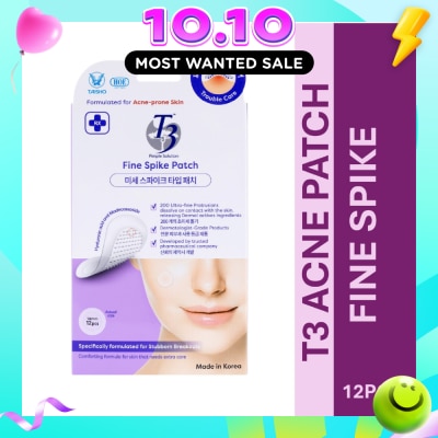 T3 Fine Spike Acne Patch 12s image