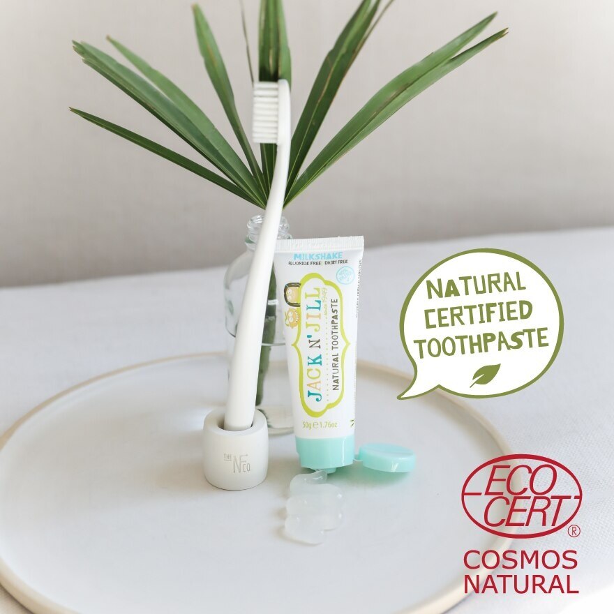 Milk Shake Natural Toothpaste (Gentle Removal Of Plaque, Help Soothe Gums,Suitable From 6 Months+) 50g