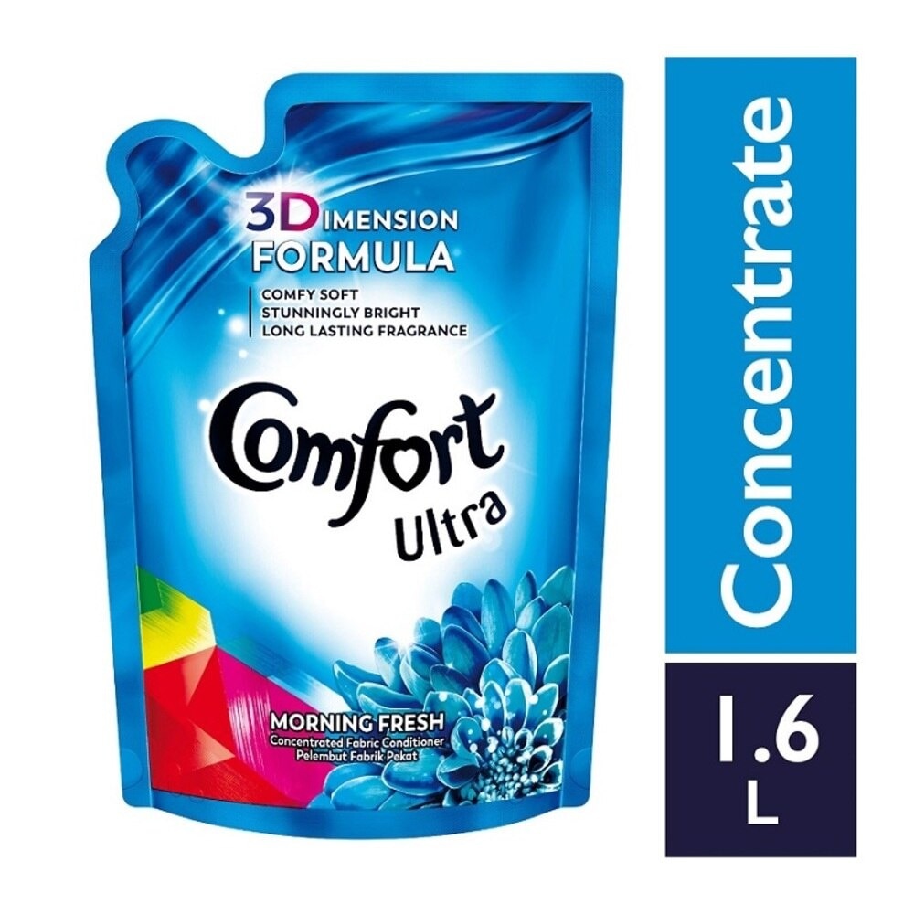 Comfort Ultra Morning Fresh Concentrated Fabric Softener Refill Pouch 1.6L