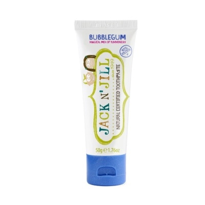 JACK N JILL Bubble Gum Natural Toothpaste (Gentle Removal Of Plaque, Help Soothe Gums,Suitable From 6 Months+) 50g