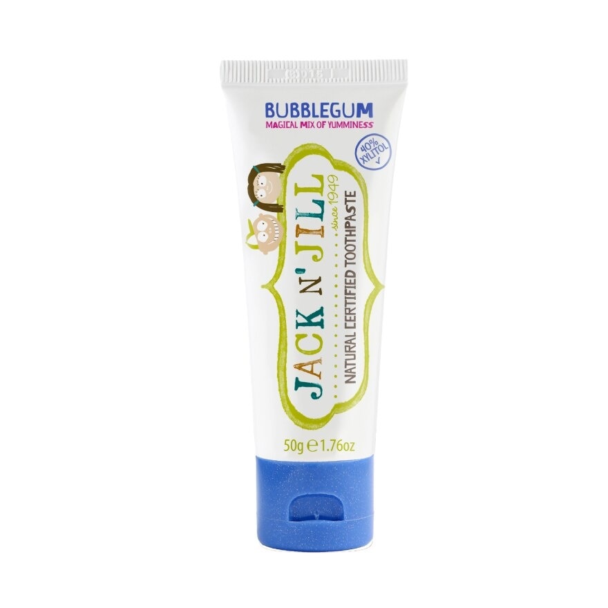 Bubble Gum Natural Toothpaste (Gentle Removal Of Plaque, Help Soothe Gums,Suitable From 6 Months+) 50g