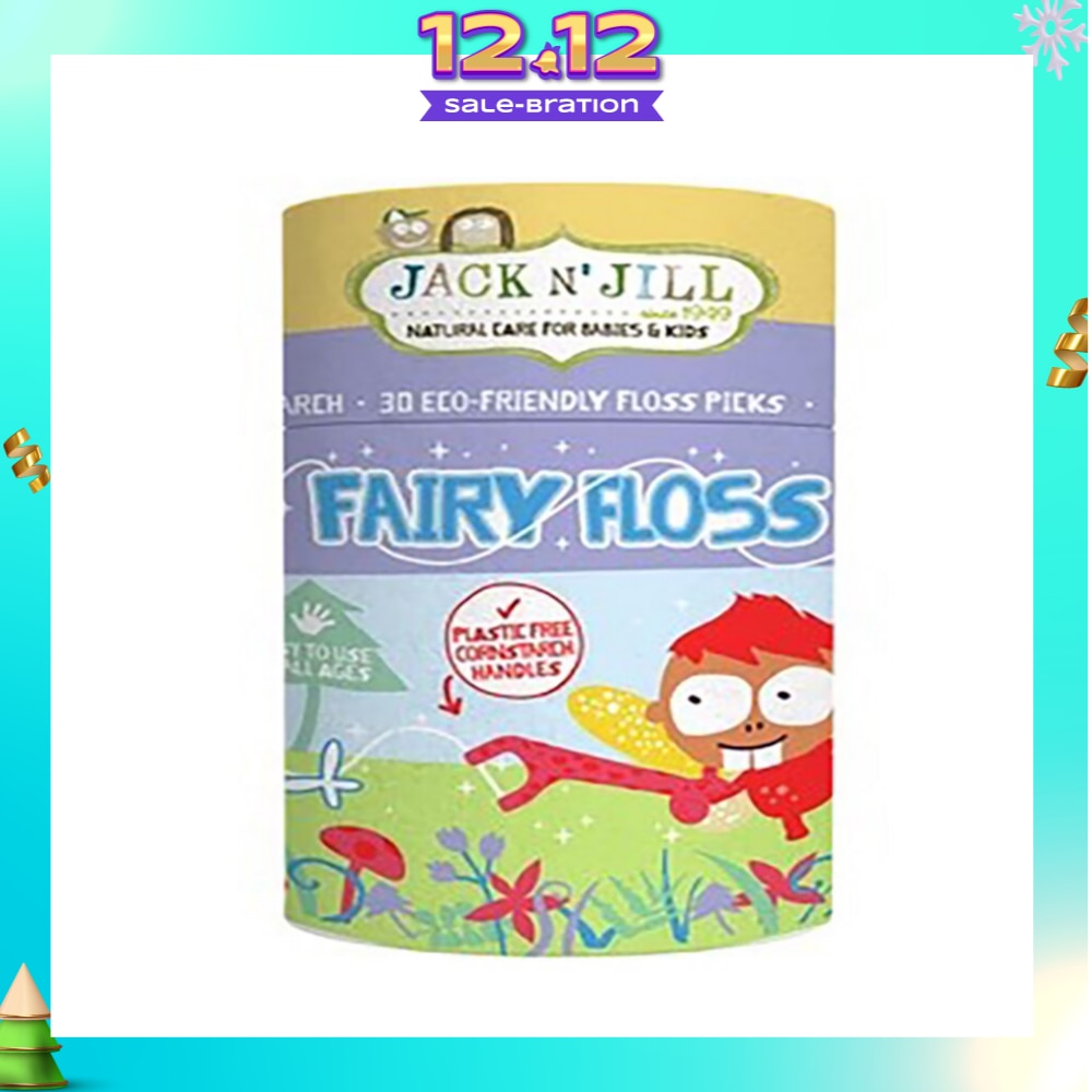 Fairy Floss (Kids First Floss, Slides Easily Between Teeth) 30s