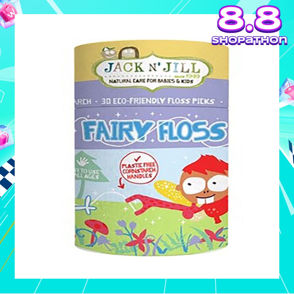 Fairy Floss (Kids First Floss, Slides Easily Between Teeth) 30s